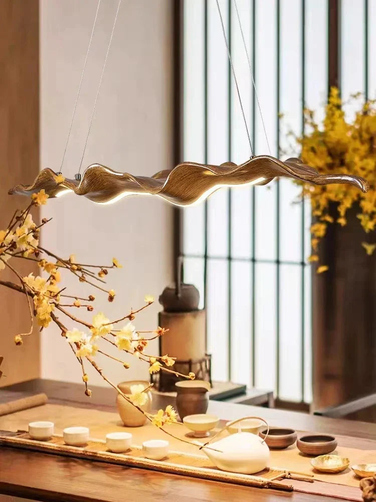Dimmable Leaf Pendant Lights