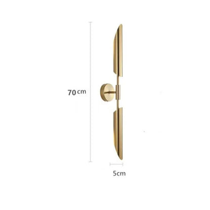 DecorBites™ Gold LED Single Head Wall Lamp for Living Room, Bedroom, and Corridor