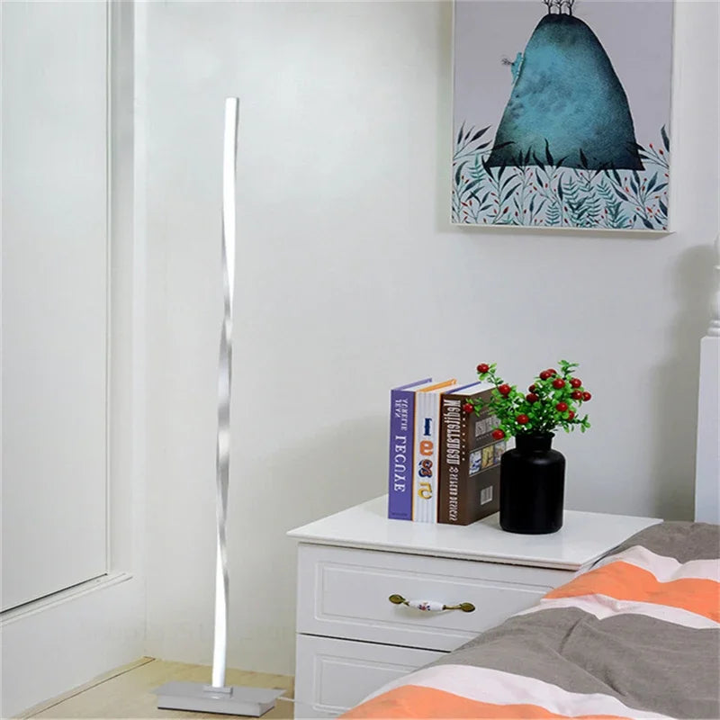 Gold Black Modern Floor Lamp