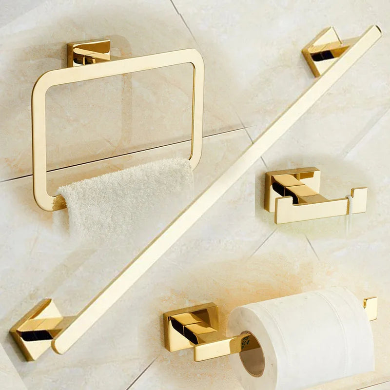 Gold Brass Hardware Set