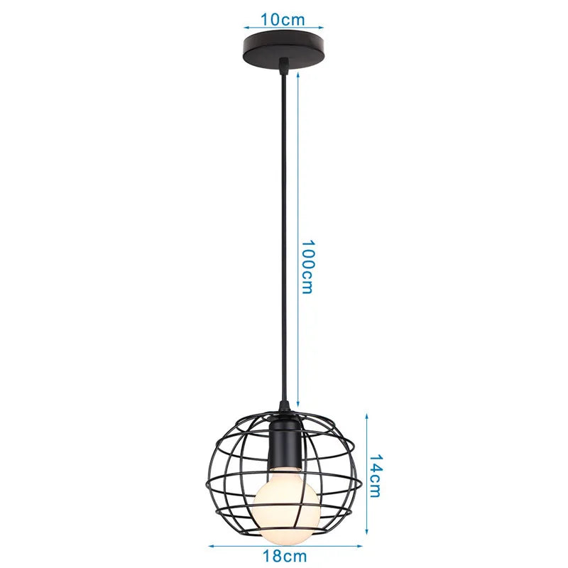 Chrome Ball Pendant Light Alloy Kitchen Style