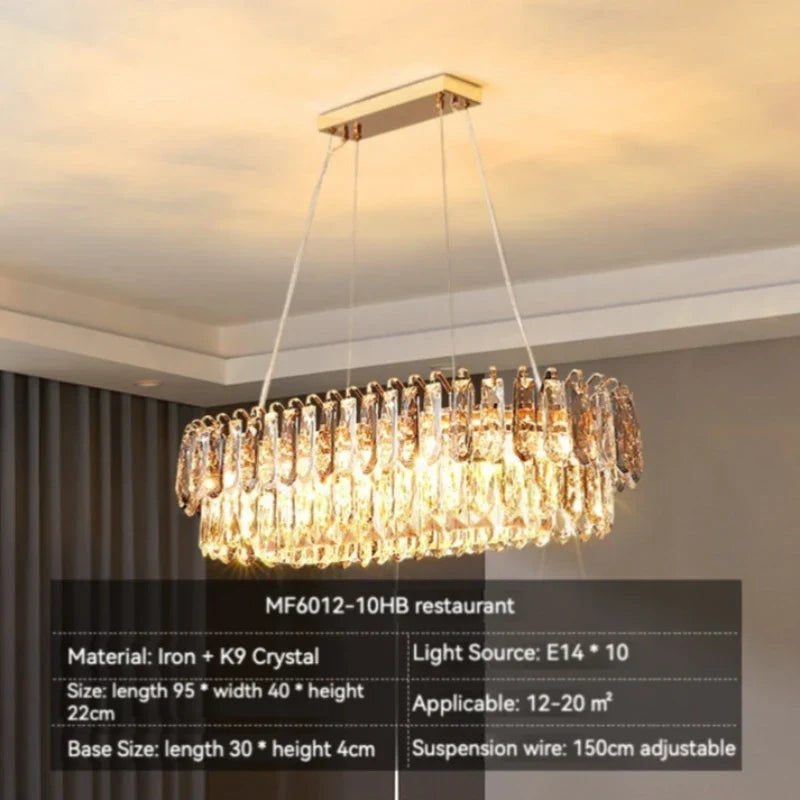 Gold Crystal Luxury Fixture