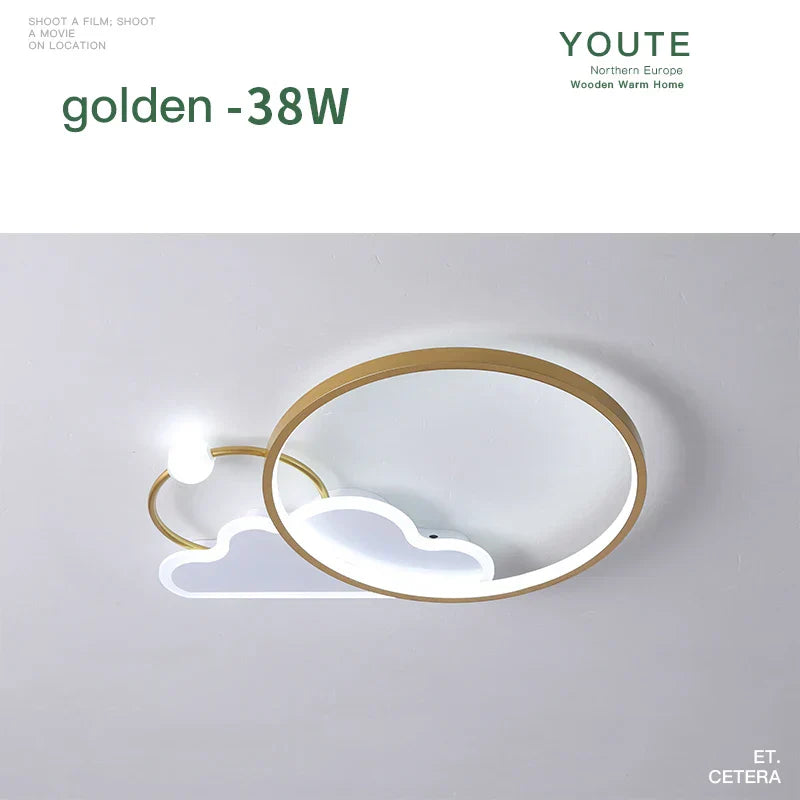 DecorBites™ Kids LED Ceiling Light: Modern Nursery Chandelier for Bedroom, Smart Cartoon Lamp