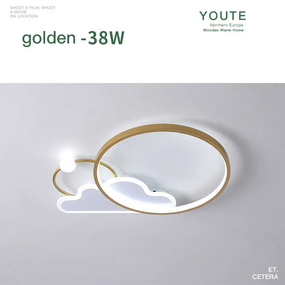 DecorBites™ Kids LED Ceiling Light: Modern Nursery Chandelier for Bedroom, Smart Cartoon Lamp