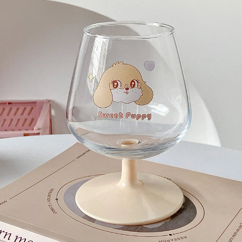 Glass Rabbit Juice Goblet