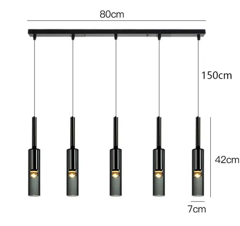 DecorBites™ LED Pendant Chandeliers for Modern Home Decor and Indoor Lighting