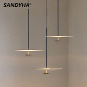 Silver LED Island Chandelier