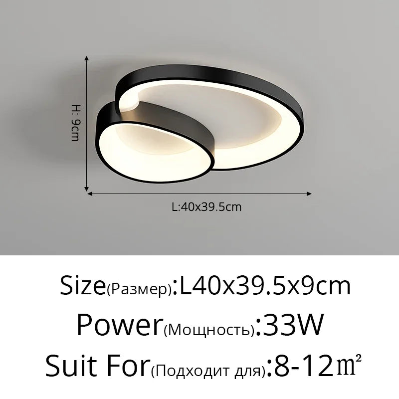 Remote LED Ceiling Chandelier