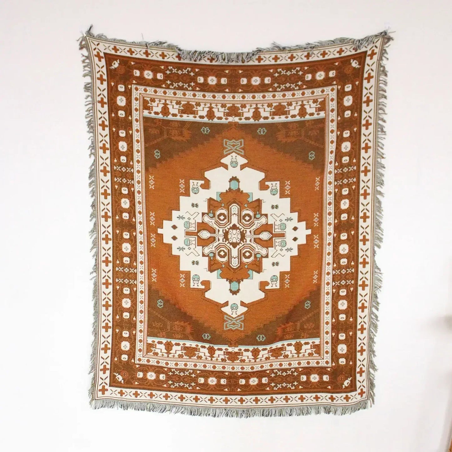 DecorBites™ Geo Tassel Picnic Mat & Sofa Cover