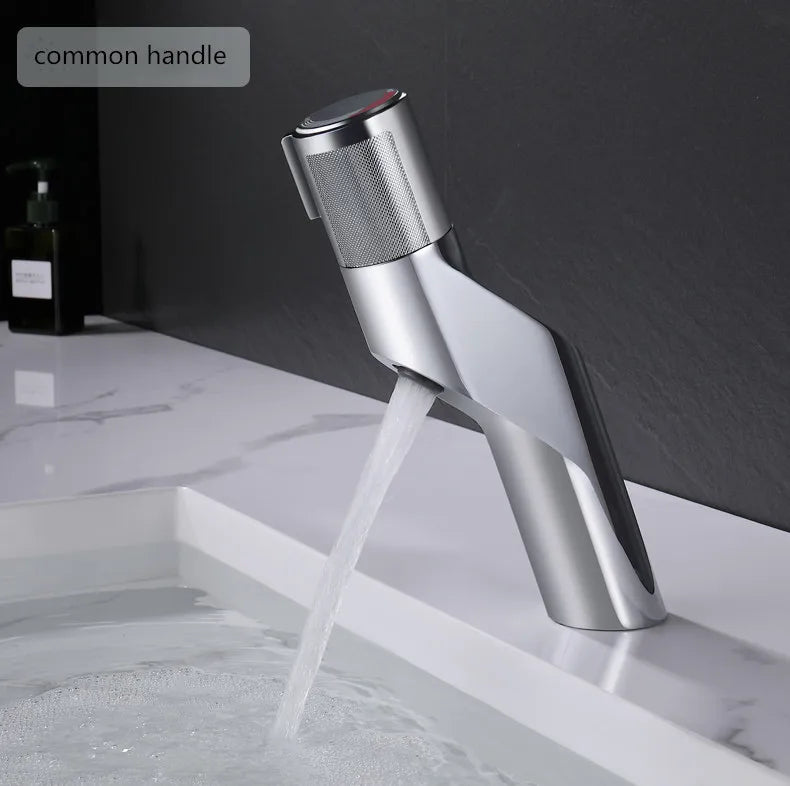 Brass Push-Button Basin Faucet