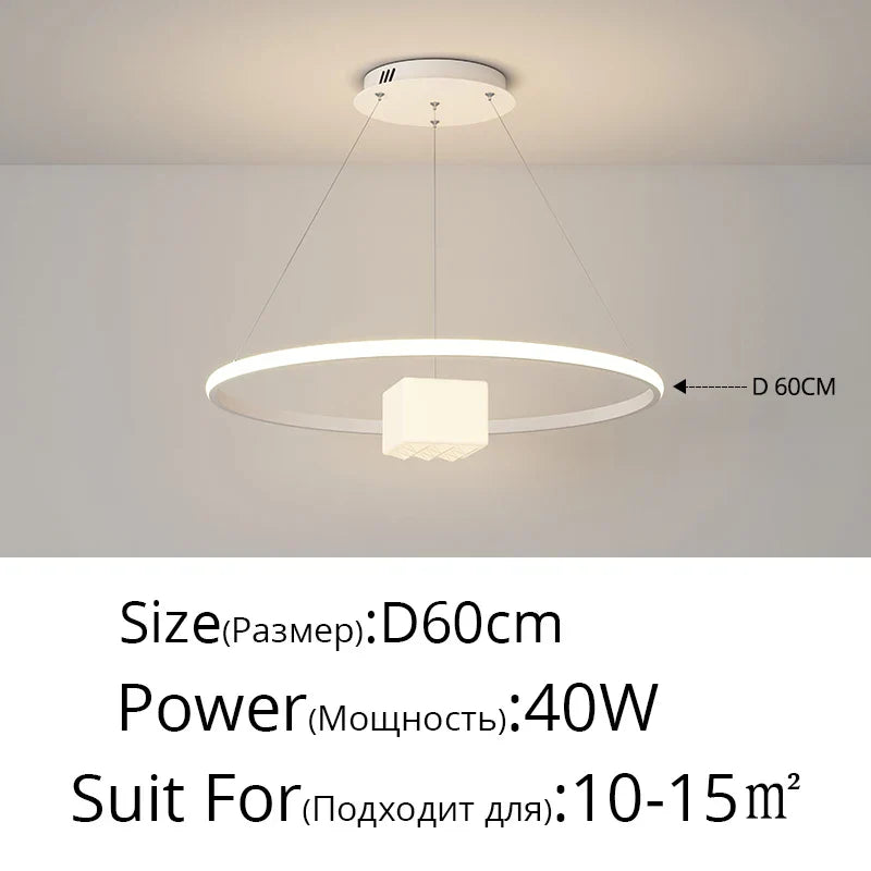 White LED Hanging Light