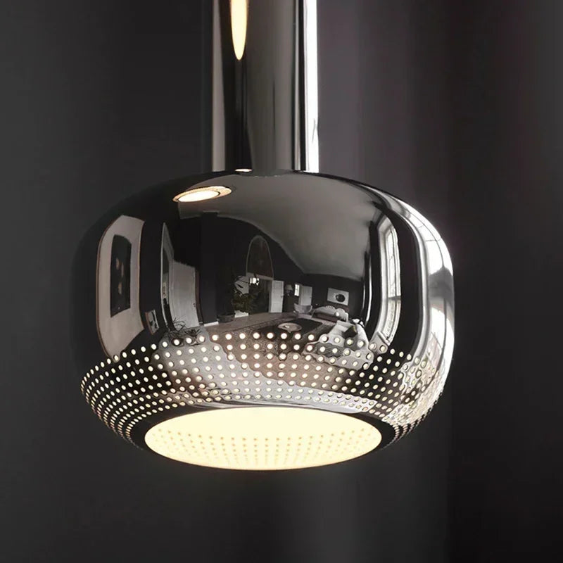 Gold Chrome Pendant Light