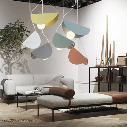 DecorBites™ Geometric Iron Pendant Light for Dining Room Bedroom Children's Room