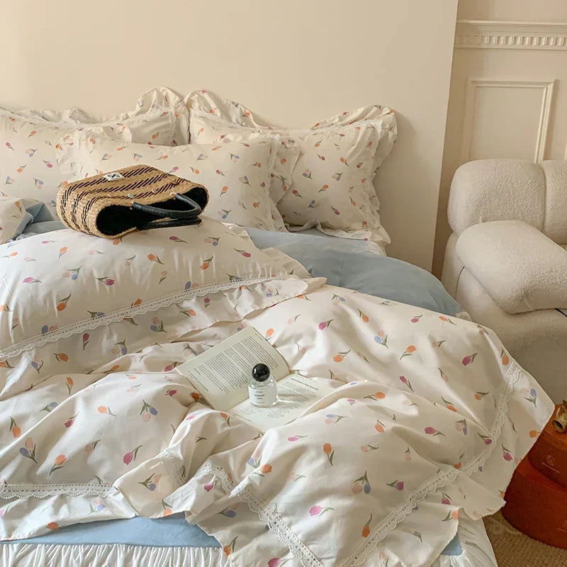 Velvet Patchwork Duvet Set