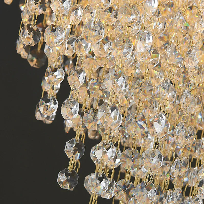 Golden Crystal Luxury Chandelier