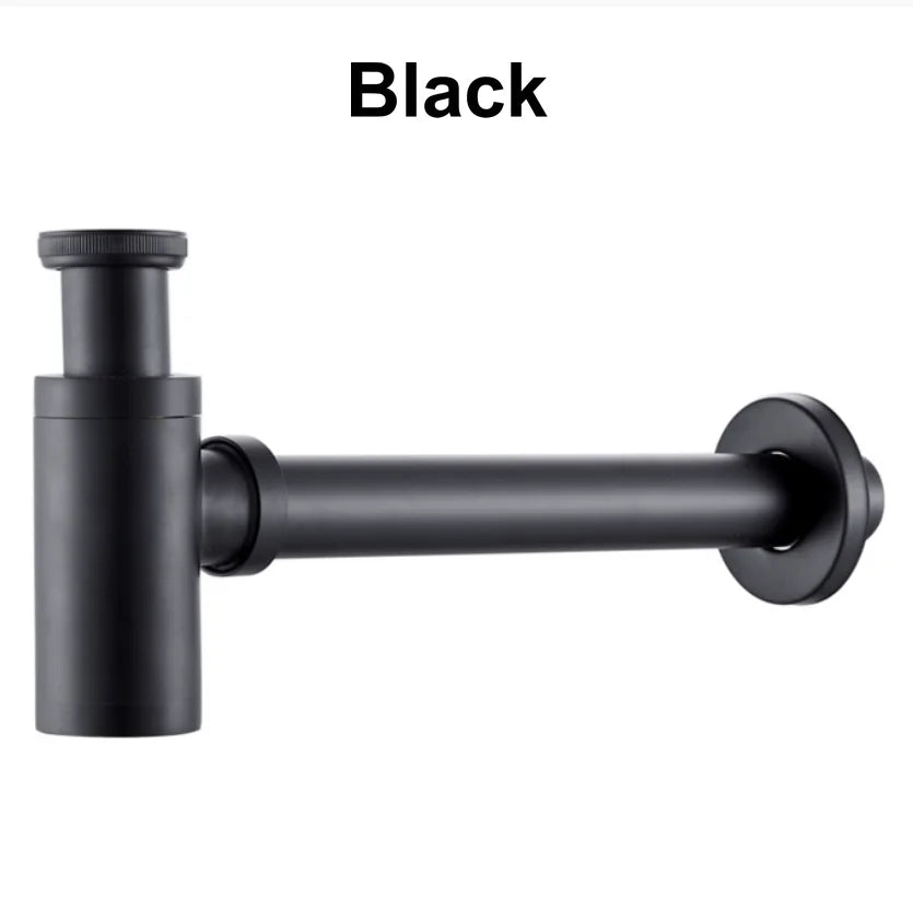 DecorBites™ Brass Air Isolation Deodorant Basin Drain Pipe - Anti-Spill Water Drain