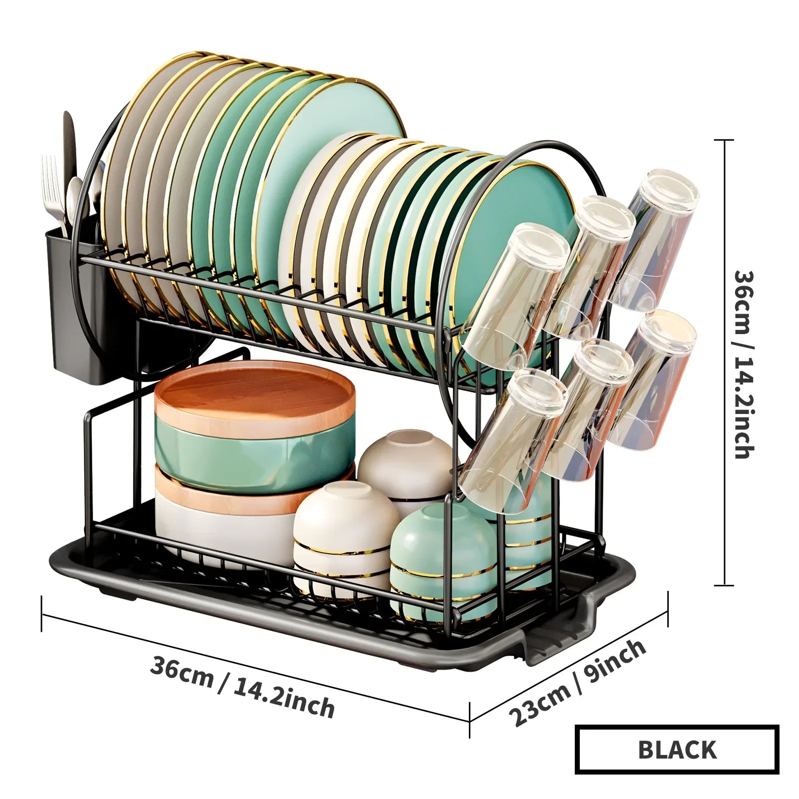 Metal Dish Rack Drainboard
