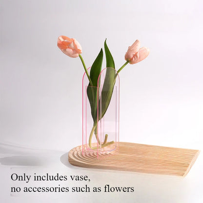 Acrylic Vase Transparent Decoration