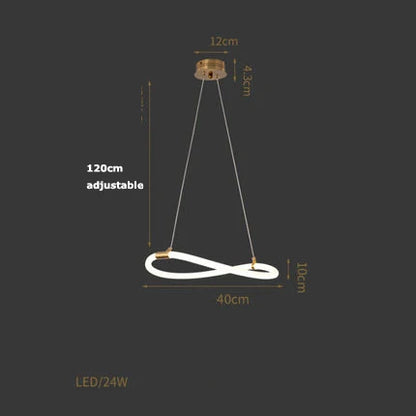 DecorBites™ Lines Chandelier: Modern Designer Lighting for Living Room, Dining, and Bar