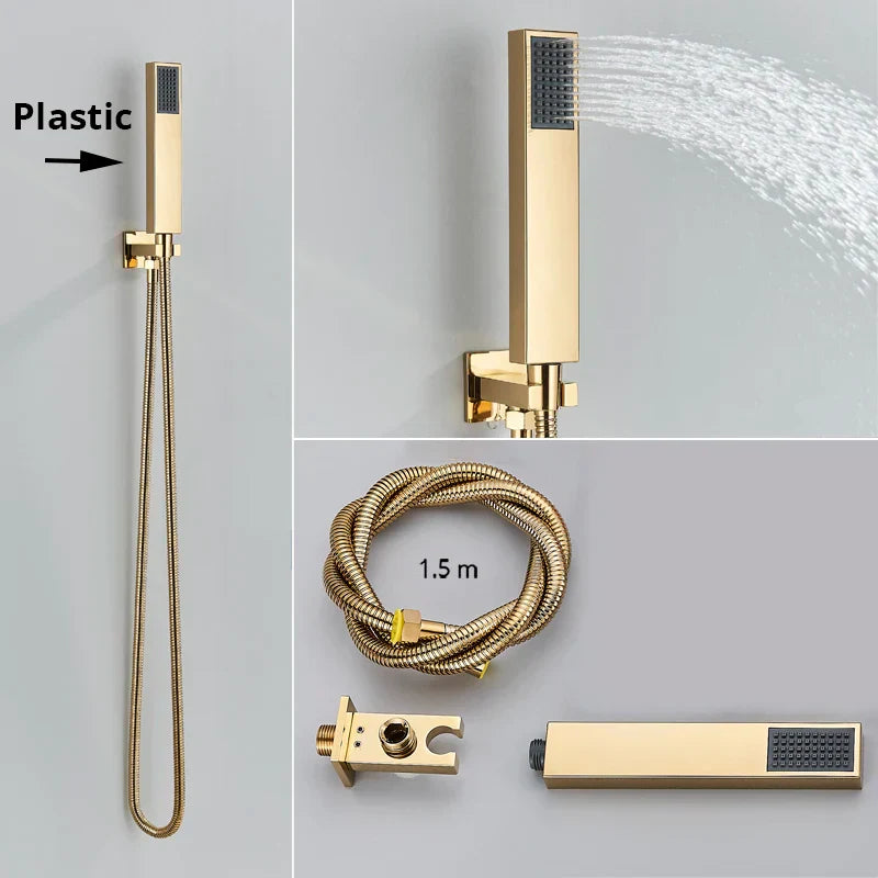 Gold Digital Shower Set