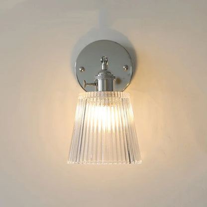 DecorBites™ Clear Glass LED Wall Lamp, Up Down Rotate, Dining Aisle Bar Light