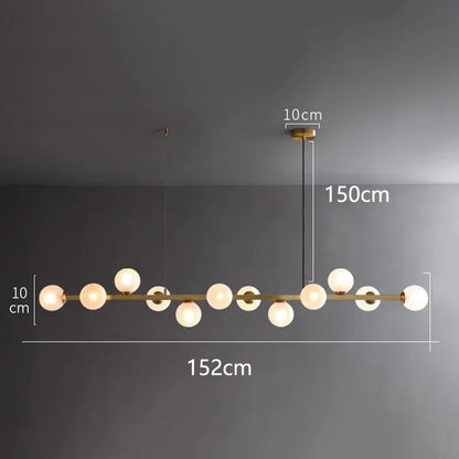 DecorBites™ LED Pendant Chandeliers for Modern Living and Dining Room Lighting