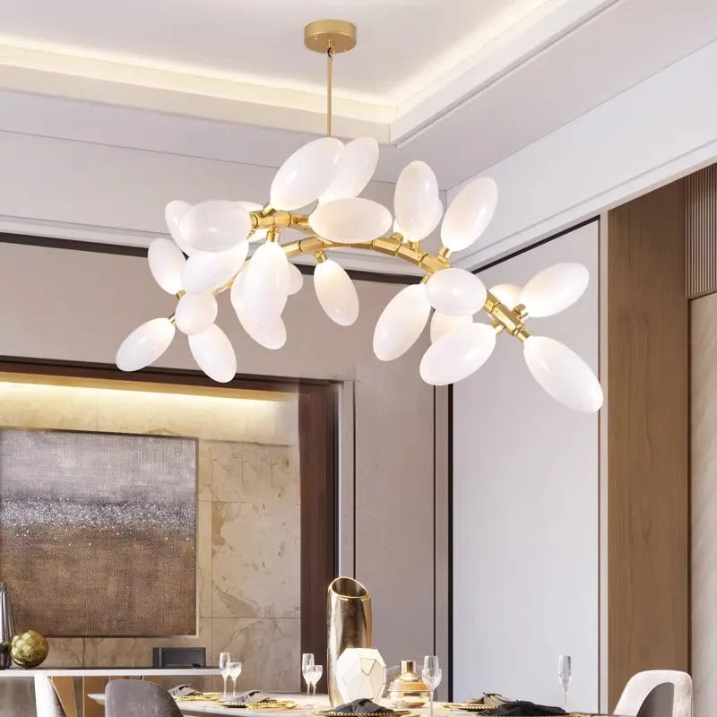 Chrome Modern Hanging Lamp