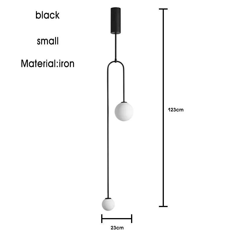 DecorBites™ Black & Gold Minimalist Iron Chandelier - Modern Nordic Design Lighting