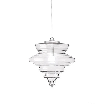 DecorBites™ Glass Chandelier: Modern Art Dining Room & Living Room Decor Lighting