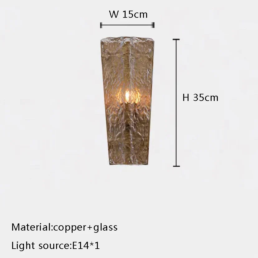Gold Luxe Glass Chandelier