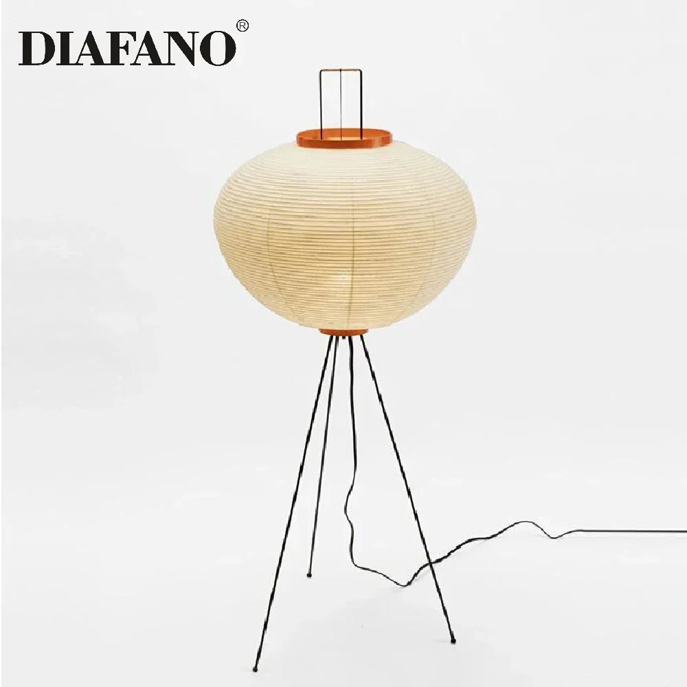 DecorBites™ Japanese Style Paper Floor Lamp for Home Décor and Lighting