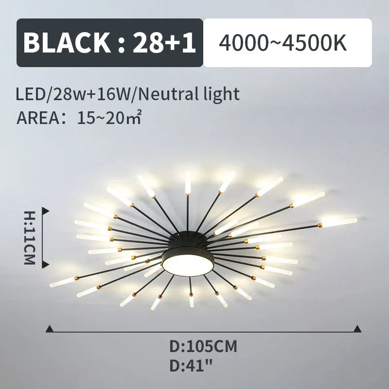 LED Fireworks Pendant Lamp