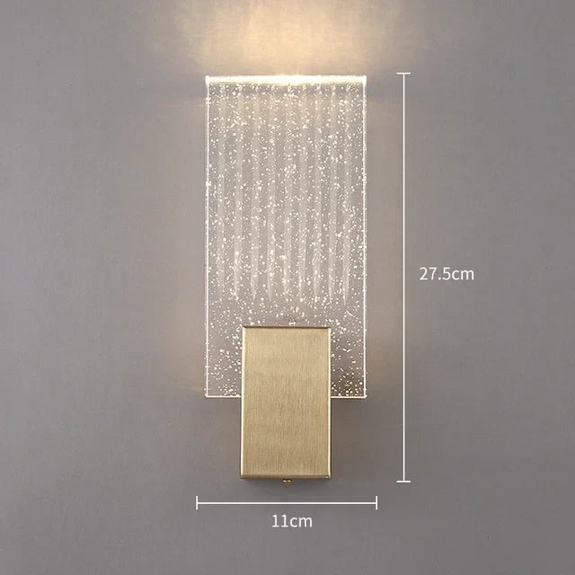 LED Crystal Wall Sconce