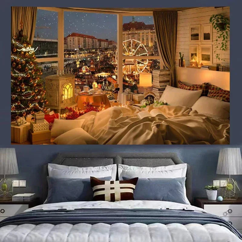 DecorBites™ Cozy Retro Cottage Wall Tapestry for Bedroom Decor Room Dorm Hanging Cloth