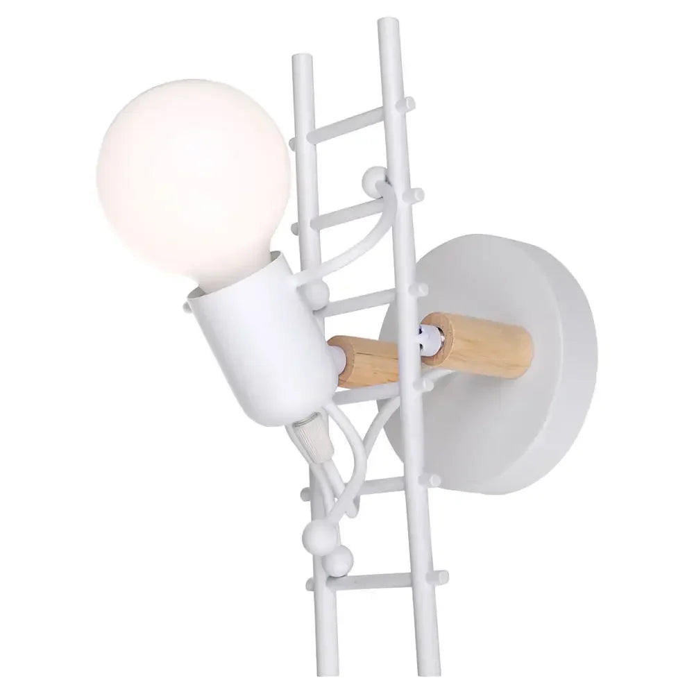 DecorBites™ Little Man LED Wall Light: Modern, Simple, Creative Design for Children's Bedroom