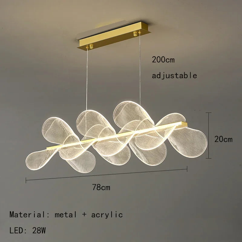 Acrylic Flower Pendant Lamp