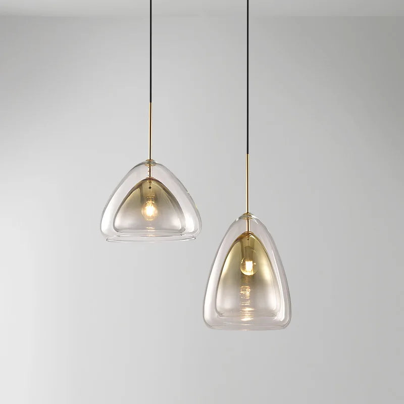 Gold Gradient Pendant Chandeliers