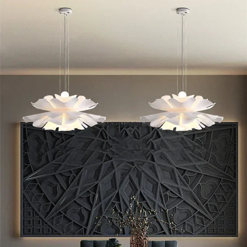 Acrylic LED Flower Chandelier Pendant