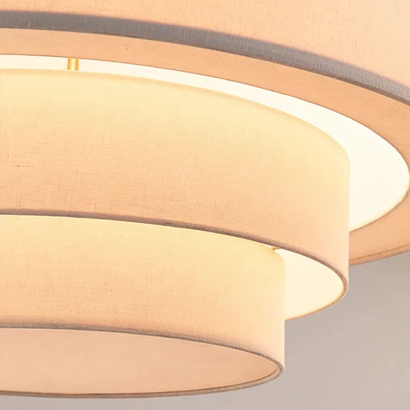 Fabric Tiered Pendant Lamp
