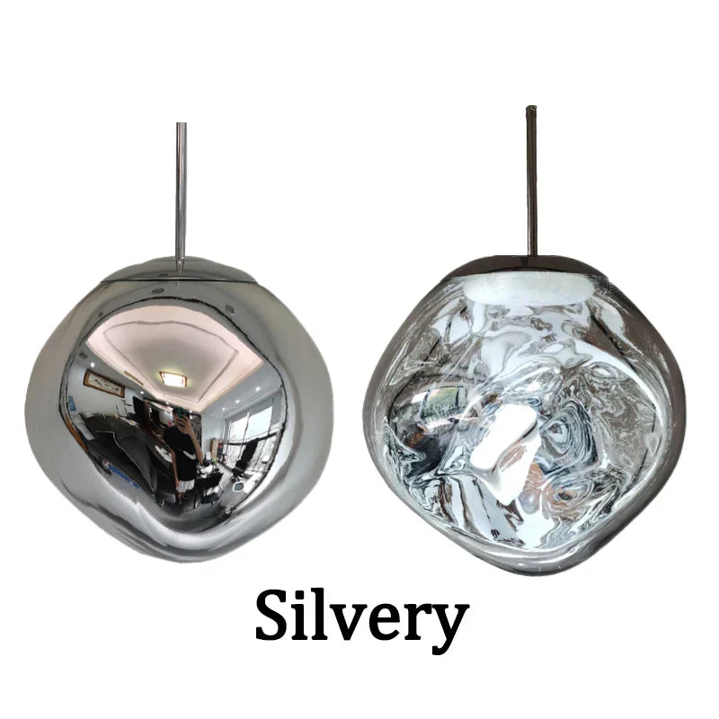 DecorBites™ Glass Lava LED Pendant Lights for Modern Living Room Bedroom Decor