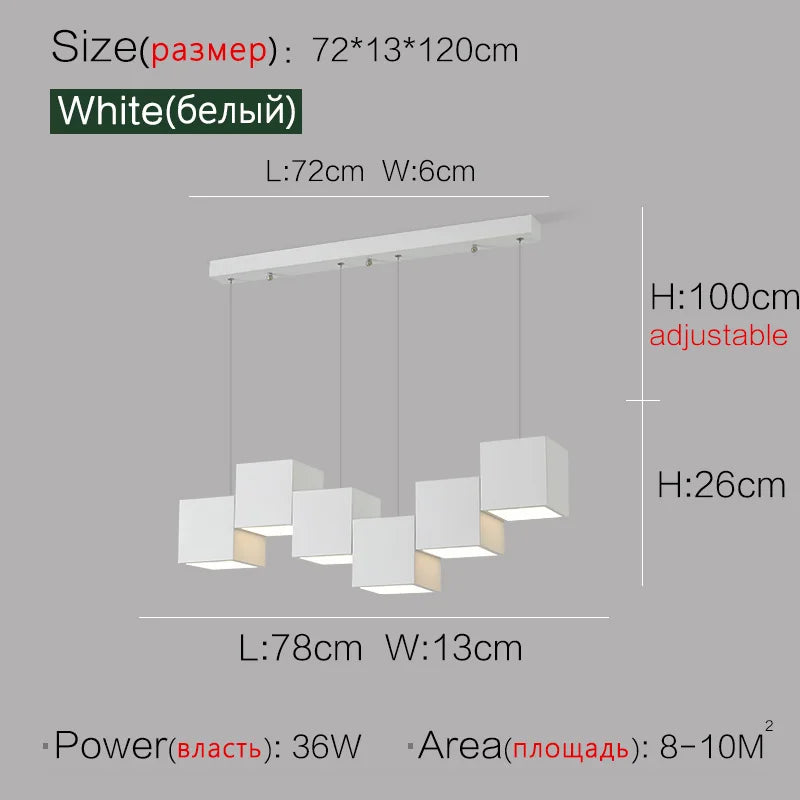 DecorBites™ Geometric Dining Room Pendant Lights: Modern Design for Bar & Office Tables