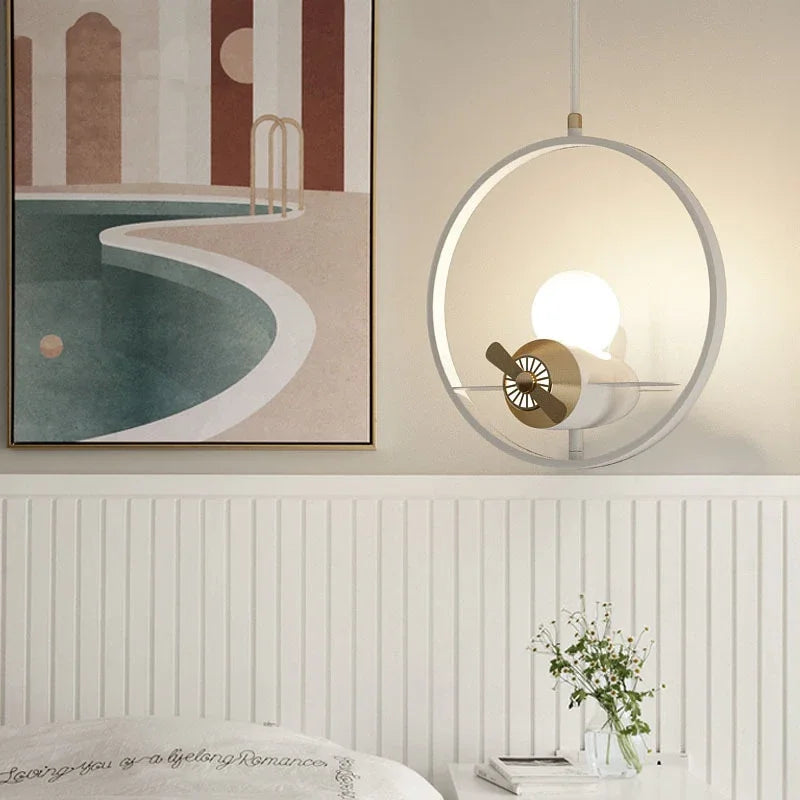Kids' Helicopter Ceiling Light