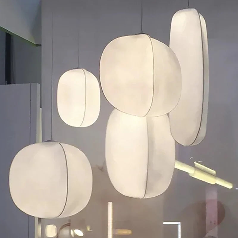 Silk Nordic Pendant Light Wabi Sabi D60cm