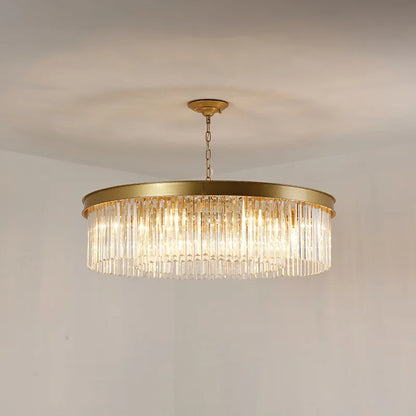 DecorBites™ Dual Purpose Crystal Chandelier Ceiling Lamp for Bedroom Living Room