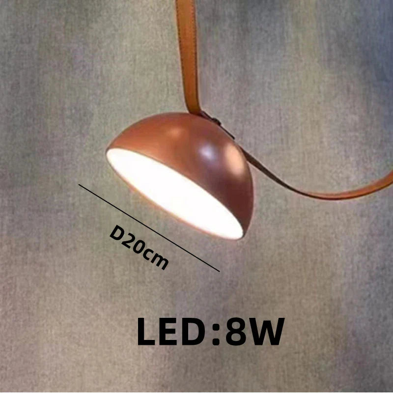 Leather Nordic Pendant Light