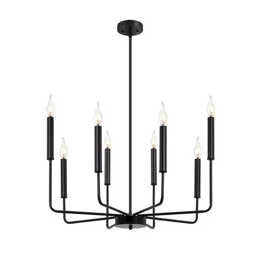 DecorBites™ Industrial Retro Chandelier Lighting for Kitchen Dining Room with 8 Heads