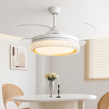 DecorBites™ Invisible Chandelier LED Ceiling Fan with Light: High-Quality & Wholesale Price