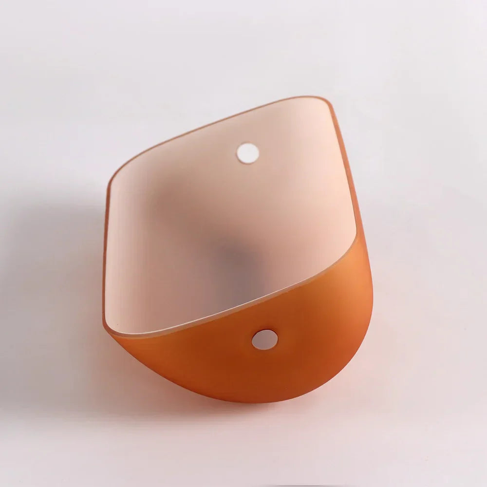 DecorBites™ Glass Banker Lamp Cover - Elegant Lampshade in Green/Blue/Amber/White