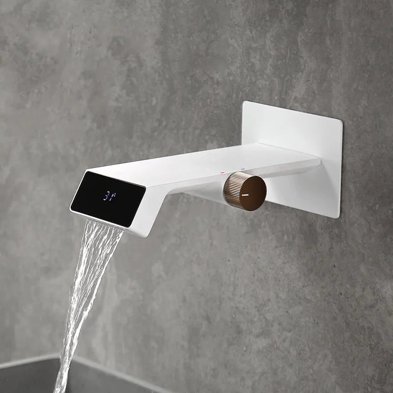 Brass Wall LED Faucet