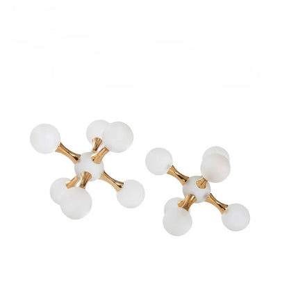DecorBites™ Crystal Ball Molecule Geometric Metal Ornament Home Decor